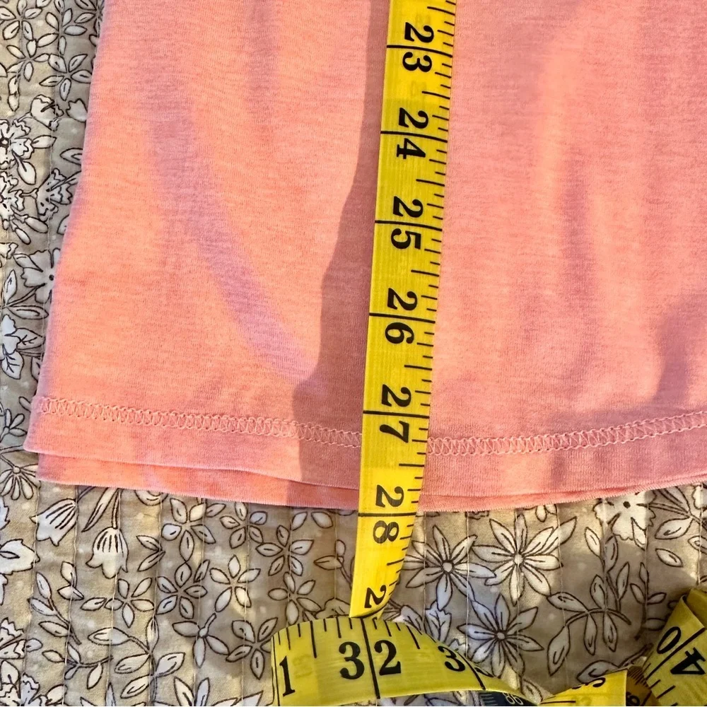 Lauren James Coral Tee with Palm Tree Design - Picture 9 of 11